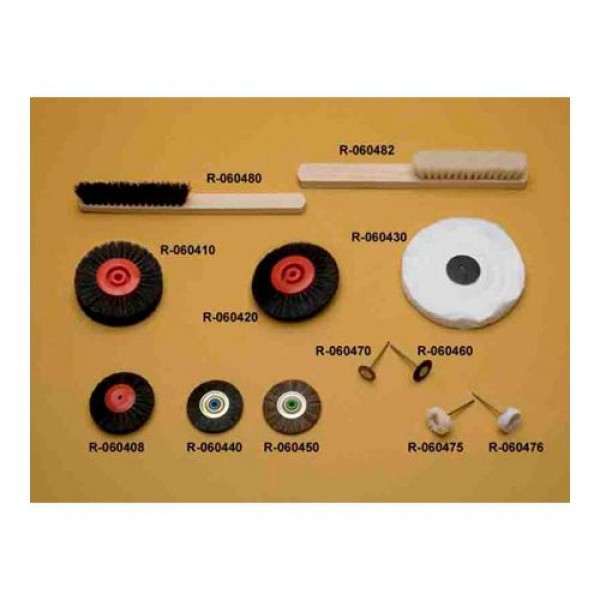 CEPILLO CON EJE MONTADO DIAMETRO 22 BORREGO 12ud.