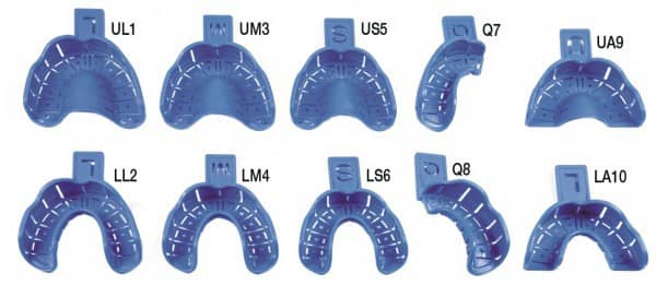 CUBETAS DESECHABLES INFERIOR MEDIANA 25ud. AZUL