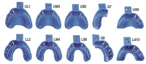 [MS0323] CUBETAS DESECHABLES INFERIOR MEDIANA 25ud. AZUL