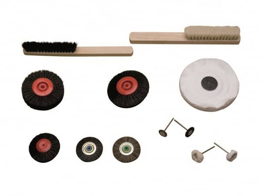 [MS0415] CEPILLO DE MANO PELO DE CABALLO NEGRO 4 HILERAS