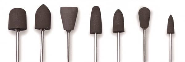 PUNTAS DE SILICONA GRIS G157C 6ud.