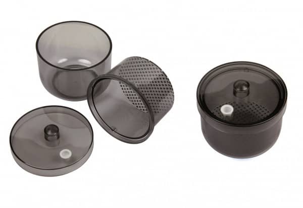 RECIPIENTE PARA LA ESTERILIZACION DE FRESAS