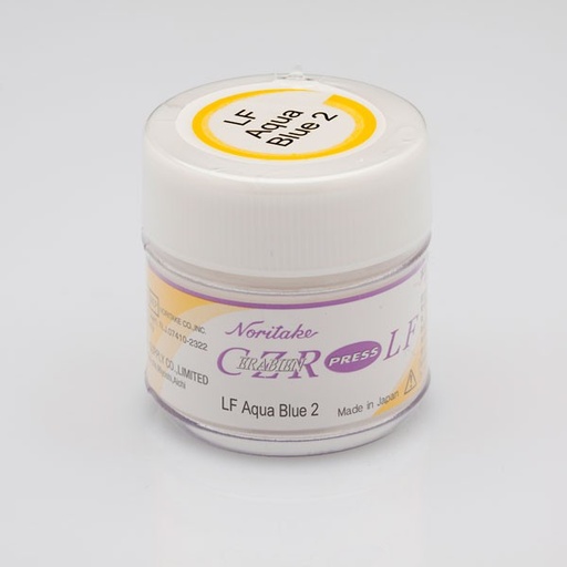 [NK1522] AQUA BLUE  2 LF LUSTER CZR PRESS 10gr.