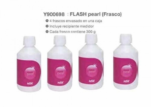 [NS0071] FLASH PEARL POLVO DE LIMPIEZA DE CALCIO 4 X 300 G