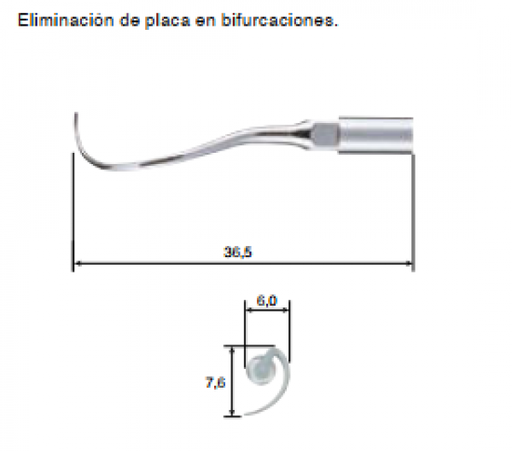 [NS8272] VARIOSURG PUNTA PERIO (ALISADO DE RAÍZ) P25L-S
