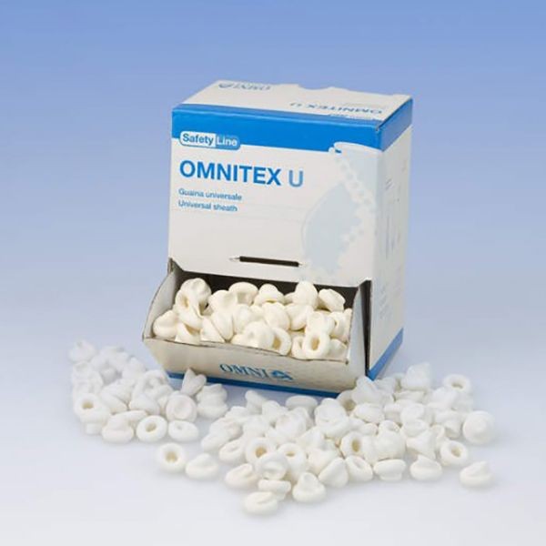 FUNDA OMNITEX UNIVERSAL NITRILO BLANCO 500ud.