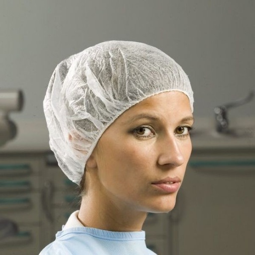 [ON0371] GORRO BLANCO CON ELASTICO 500ud.