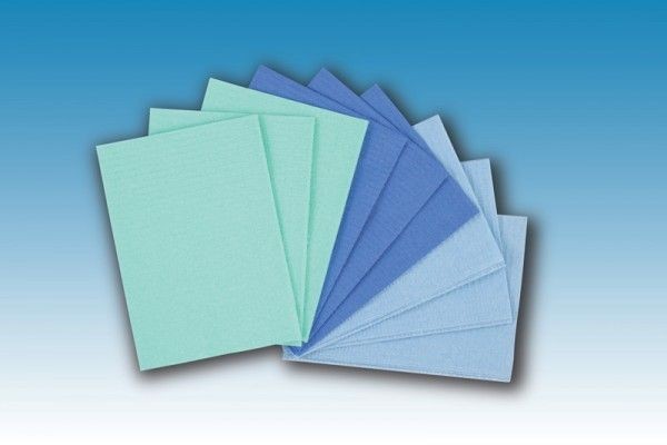 SERVILLETAS SALVET BABERO NEGRO 2CAPAS 32x45 500ud