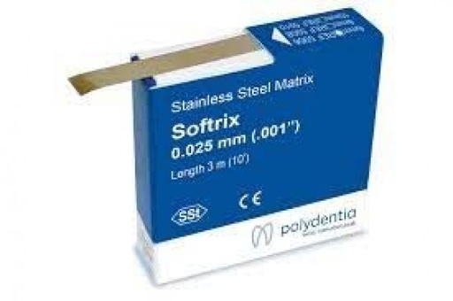 [PL0089] MATRIZ METAL EN ROLLO 0,025X8MM SOFTRIX