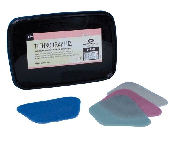 TECHNO TRAY LUZ rosa 50 ud