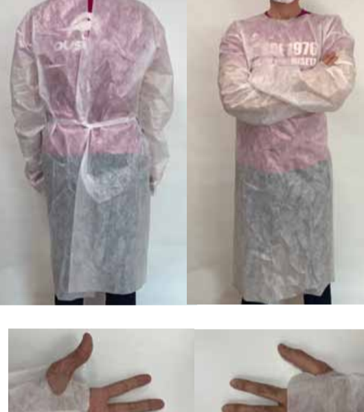 BATA IMPERM. AUSTRAL SPUNBONDED MONOUSO S/M BLANCA