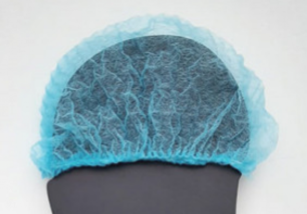 GORROS DESECHABLES AZULES 100U.