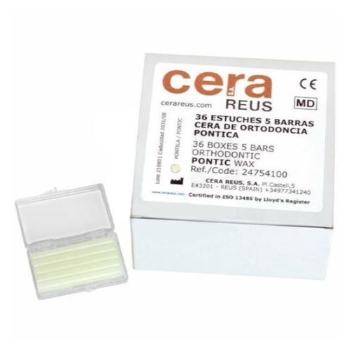 [RE0023] CERA DE ORTODONCIA PONTICA REUS 36X5