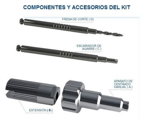 [RH0005] KIT EXTRACTOR TORNILLOS ROTOS BRANEMARK