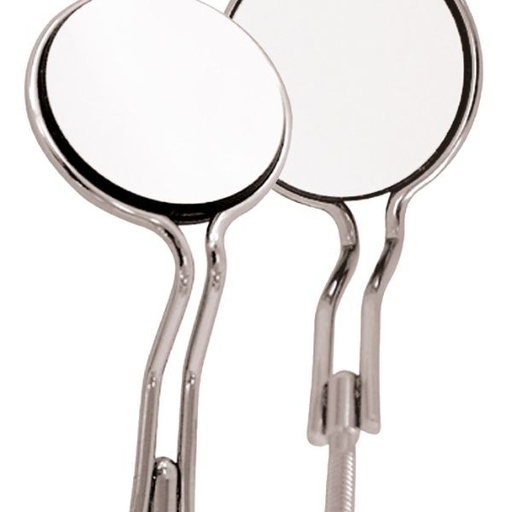 [SA0871] ESPEJO RODIO DOBLE CARA PLANO Nº5 6ud.