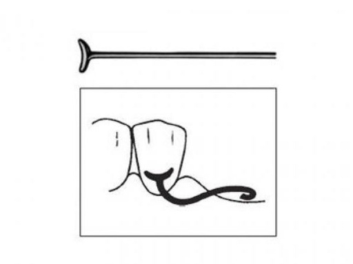 [SC0021] GANCHOS J RECTOS 0.9mm 10ud.