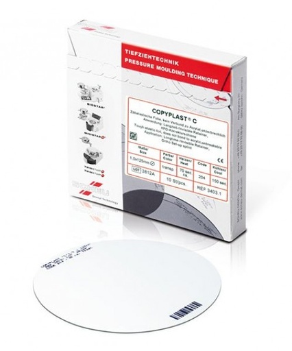 [SC0033] COPYPLAST C planchas viscoelásticas 1.0x125 mm 10u