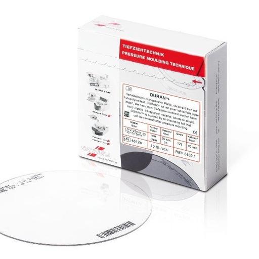 [SC0034] DURAN+ planchas transparentes 0.75x125 mm 100uds.