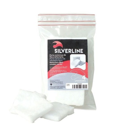 [SL0002] PORTACERAMICA FIBRA REFRACTARIA 4U.
