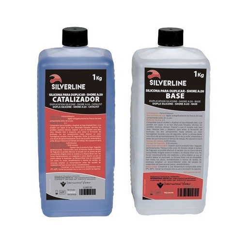 [SL0025] SILICONA DUPLICAR SHORE A 20 1+1 KG