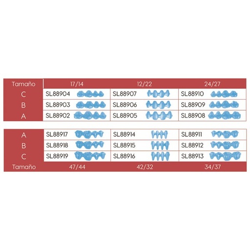 [SL0049] 17/14B PREFORMA BLOQUE 15UDS.