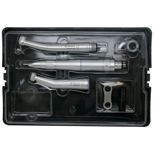 [TF1383] ESTUCHE TECHNOFLUX: TURBINA BOTON+MICROMOTOR+CA+PM