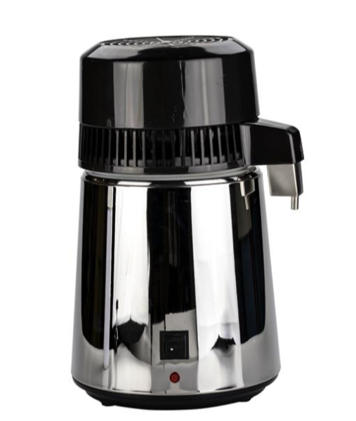 DESTILADOR ELECTRICO EN ACERO INOX JARRA VIDRIO