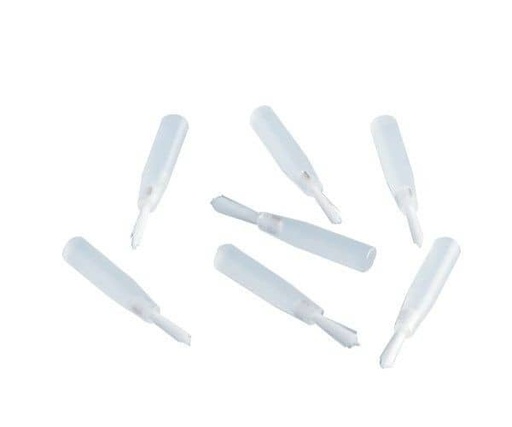 [VI0216] PINCELES CERDA BLANCA BLANDOS 50ud.