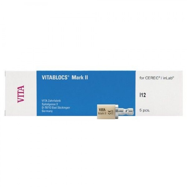 VITABLOCS Mark II for CEREC/inLab, A2C, I-14, 5 pc