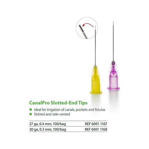 [WA0241] CANALPRO PUNTAS SLOTTED-END 30GA 100ud.