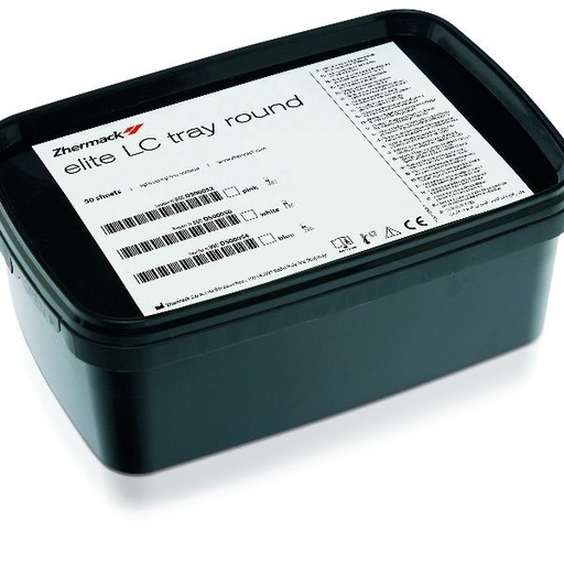 [ZH0324] ELITE LC TRAY ROUND PINK 50ud.