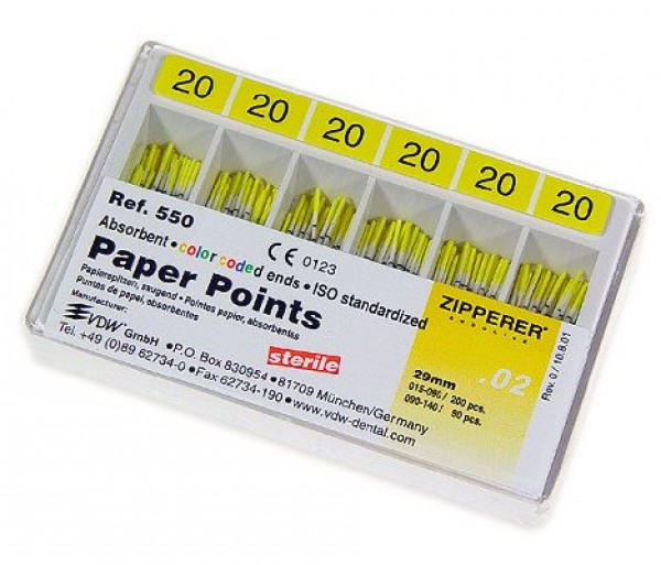 PUNTAS DE PAPEL VDW Nº 45 200/U+++