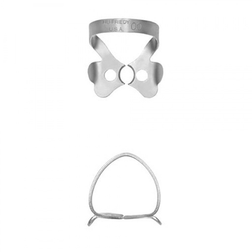 [HF0426] CLAMP SATIN STEEL (Nº 00)