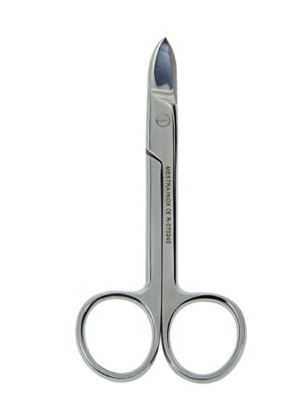 [MS5773] TIJERA CORONAS CURVA DENTADA 10.5cm